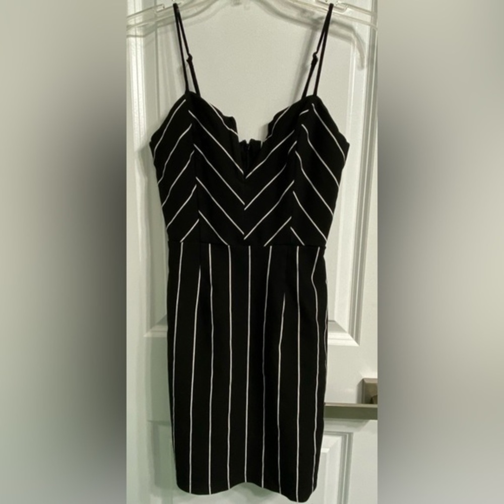 Lush Stripped Mini Dress Size Small